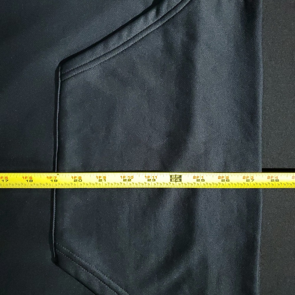 Under Armour Hoodie Youth XL Black White Stripe Loose YXL Long Sleeve Pullover - Picture 6 of 11